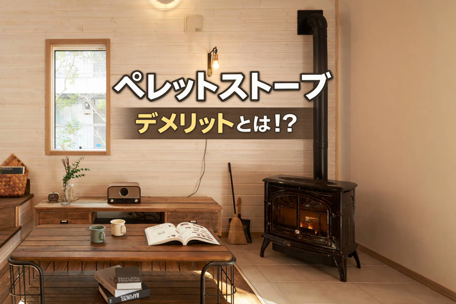 ペレットストーブ　デメリットとは！？